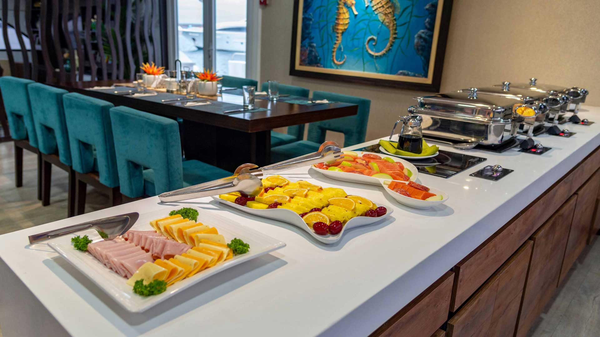 Cuisine Slide Ecogalaxy Catamaran - Galaxy Cruises